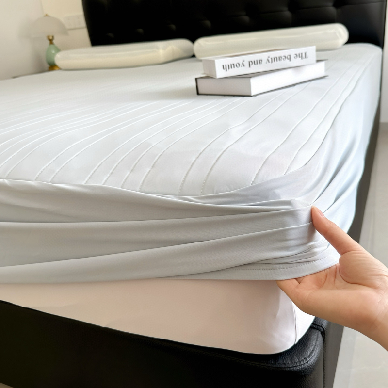 Viszkóz rostból készült Ice Silk matrész – hajtogatható, modern minimalist stílus, nyomtatott szövet