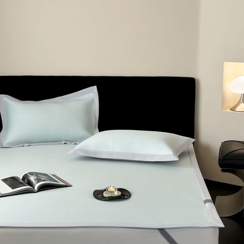 Háromrészes matraszett viszkóz Ice Silk anyagból, jacquard szövés, összecsukható