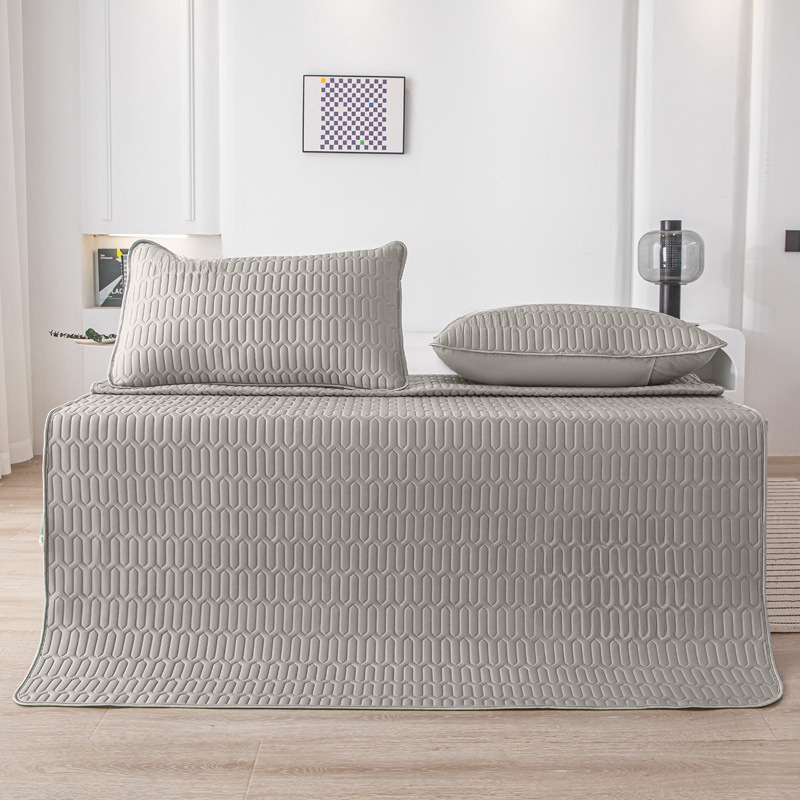 Ice Silk voodi matt Jacquard kanga, keemiline kiud, masinipesu