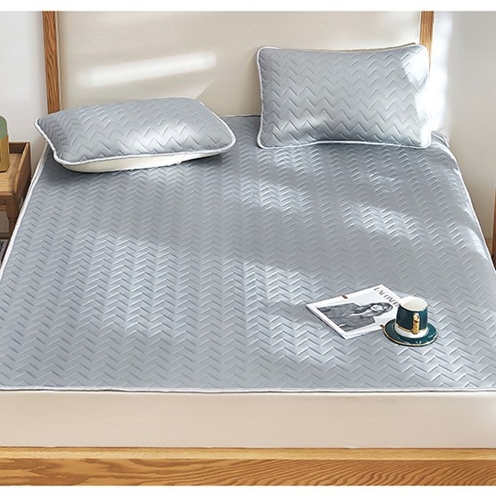 Lateksa Mat Ice Silk, Trīsdaļīgs komplekts, Mazgājams, Dabiskais latekss, Lateksa saturs 80–90%