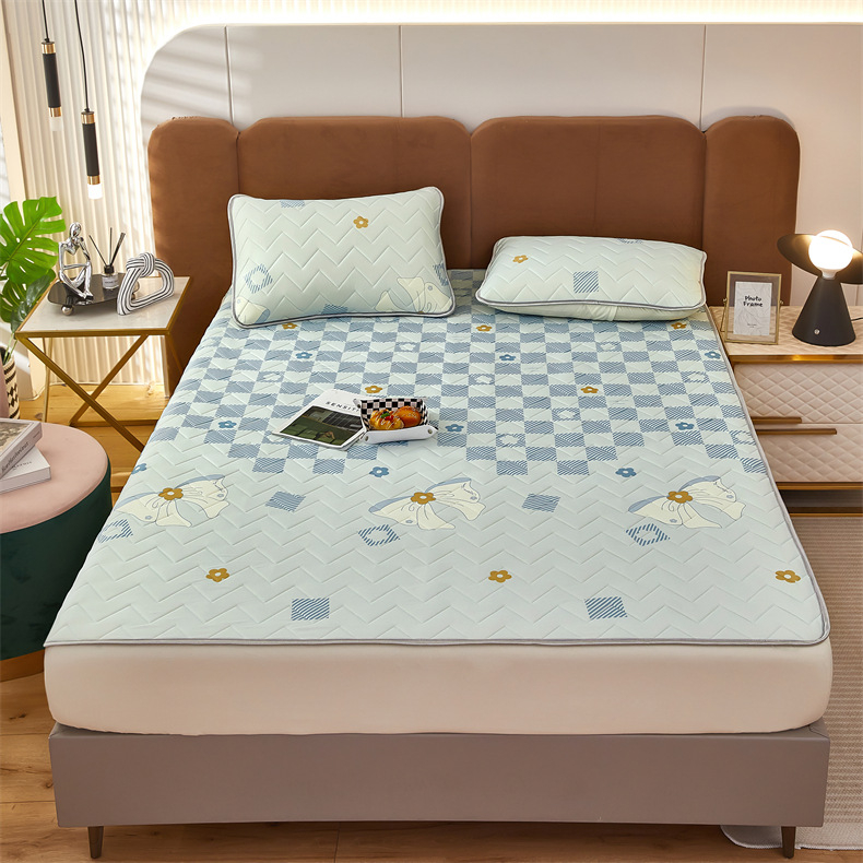 Lateksa Mat Ice Silk, Trīsdaļīgs komplekts, Mazgājams, Dabiskais latekss, Lateksa saturs 80–90%