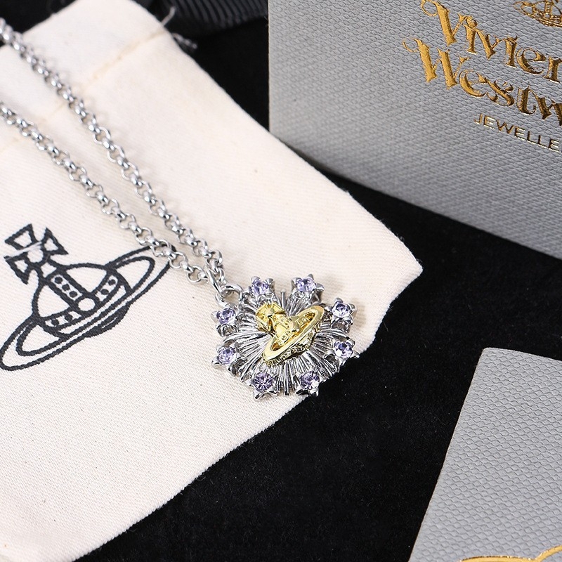 Colier din cupru cu micro-setare, lanț regulat, 12 g, lux ușor