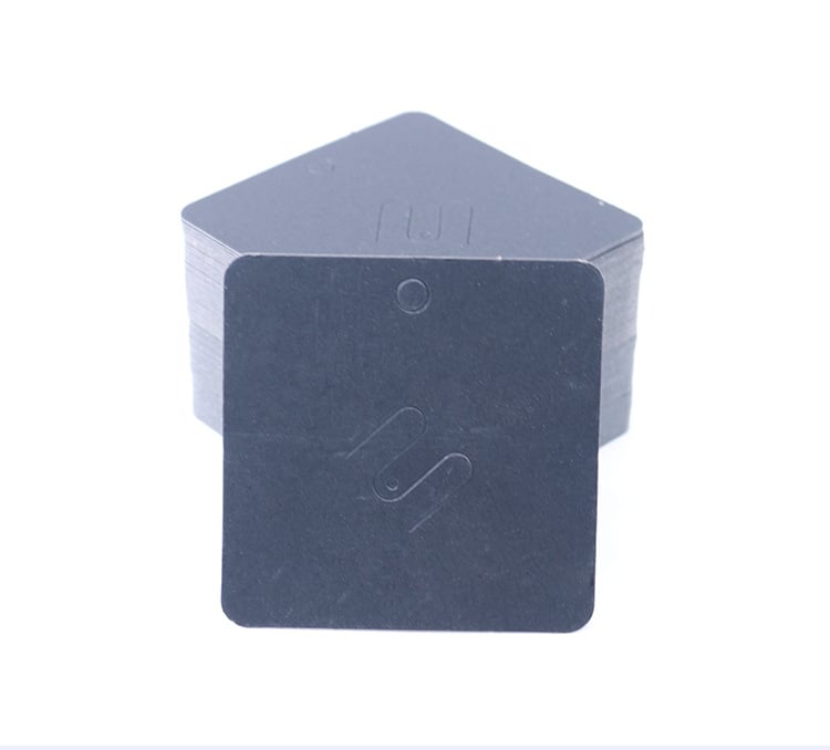 KOMEE Carduri de afișare pentru broșe, din carton, ambalaj tip pungă, 100 carduri și 100 pungi transparente OPP