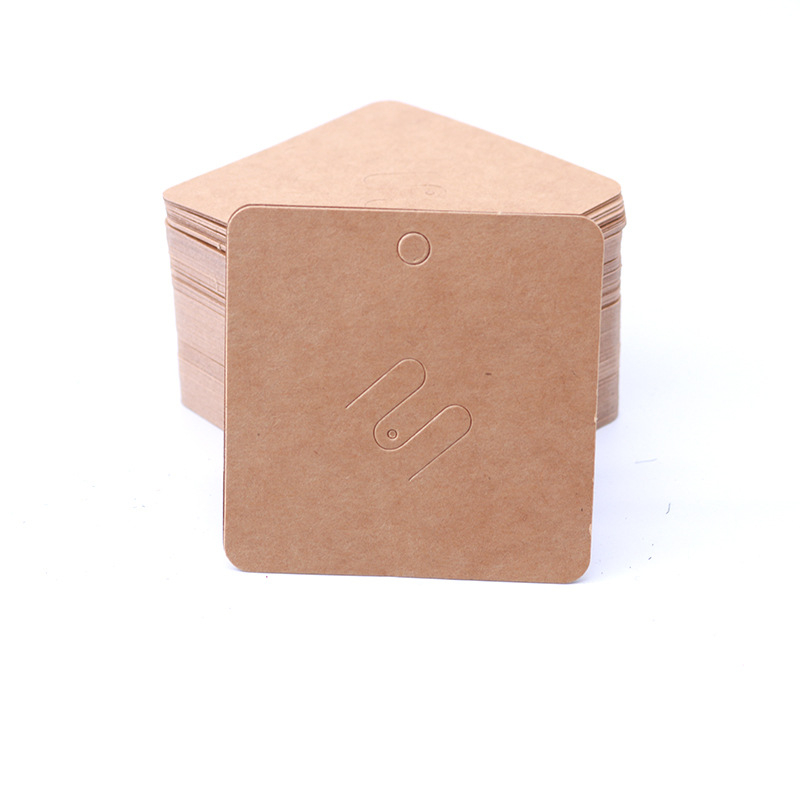 KOMEE Carduri de afișare pentru broșe, din carton, ambalaj tip pungă, 100 carduri și 100 pungi transparente OPP