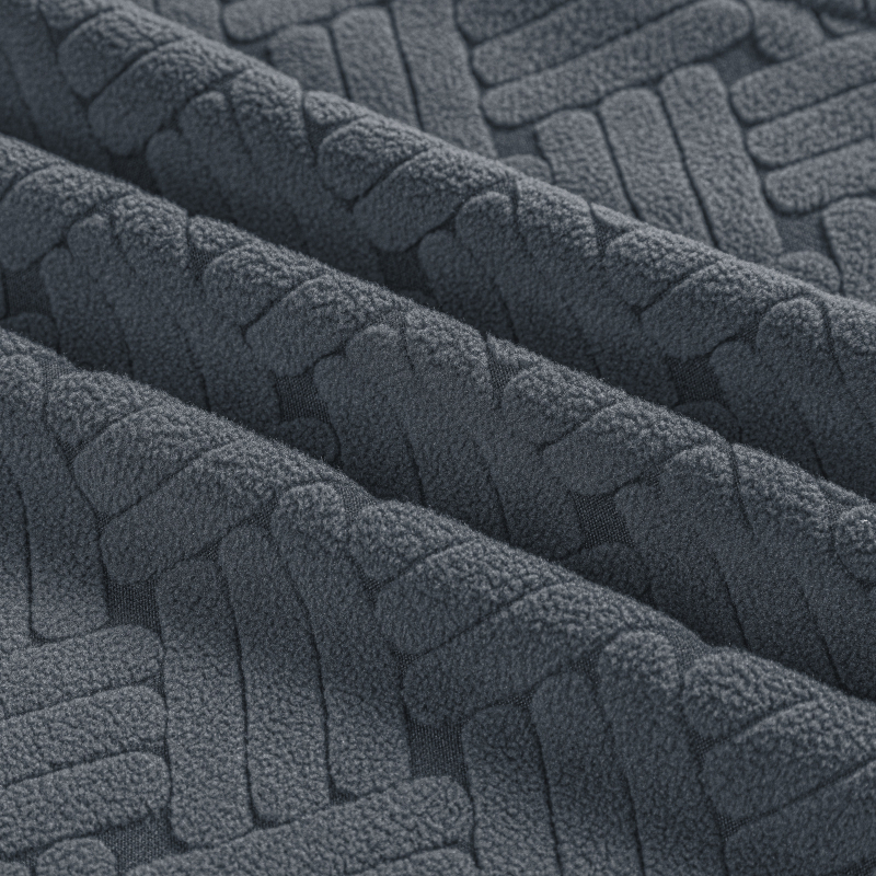 Husă pentru scaun cu model geometric – poliester, formă dreptunghiulară, stil modern minimalist, antiderapantă și durabilă, protecție împotriva prafului (poliester; formă dreptunghiulară; model geometric; antiderapantă; durabilă; protecție împotriva praful