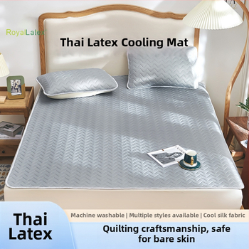 Λάτεξ ματ ύπνου — τρία τεμάχια, φυσικό λατέξ, περιεκτικότητα λατέξ 80–90%, πλένεται