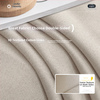 Topeltpoolne kardin imitatsioon kanepist, lihtsa kudumusega siidikihiga, 71–90% varjend, kaasaegne minimalistlik stiil, rendikardin