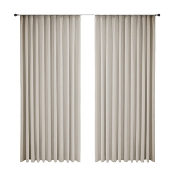 Διπρόσωνη κουρτίνα σκίασης από συνθετική κάνναβη, ύφανση απλού τύπου με μεταξένου στρώματος, 71–90% σκίαση, μοντέρνος μινιμαλιστικός στυλ, κουρτίνες προς ενοικίαση