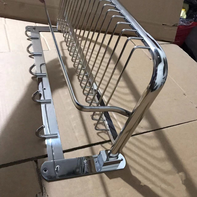 Nerūsējoša tērauda sienas dvieļu plaukts ar tīkla grozu, 1 slānis, uzstādīšana bez urbšanas, pretslīdīgs, pretkorozijas, moderns minimālisks vannas istabas organizētājs