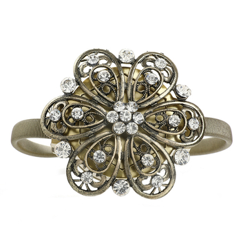 Zavjesni remen s rhinestones magnetskim, europski retro stil za viseće zavjese (model ck0040; tip: zavjesni remen; materijal: legura)