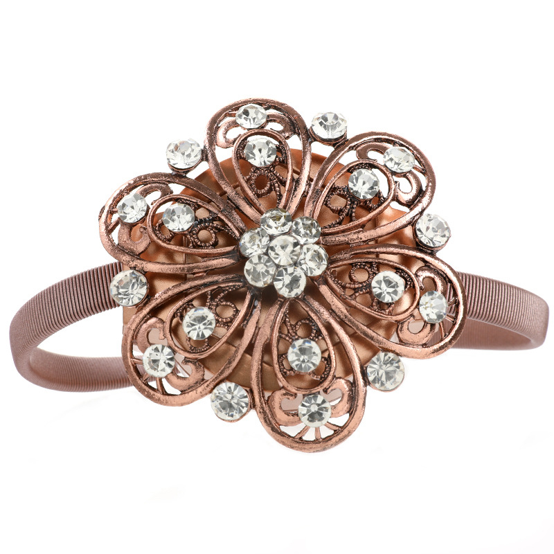 Zavjesni remen s rhinestones magnetskim, europski retro stil za viseće zavjese (model ck0040; tip: zavjesni remen; materijal: legura)