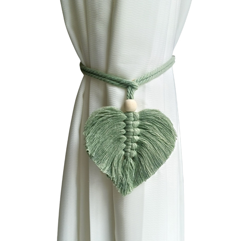 Yuteng YT060 Pamukaste vezice za zavjese, ručno pletene, nordijski stil, prilagodljive