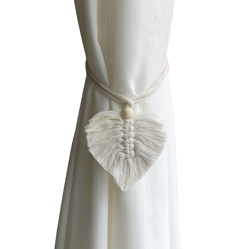Yuteng YT060 Pamukaste vezice za zavjese, ručno pletene, nordijski stil, prilagodljive