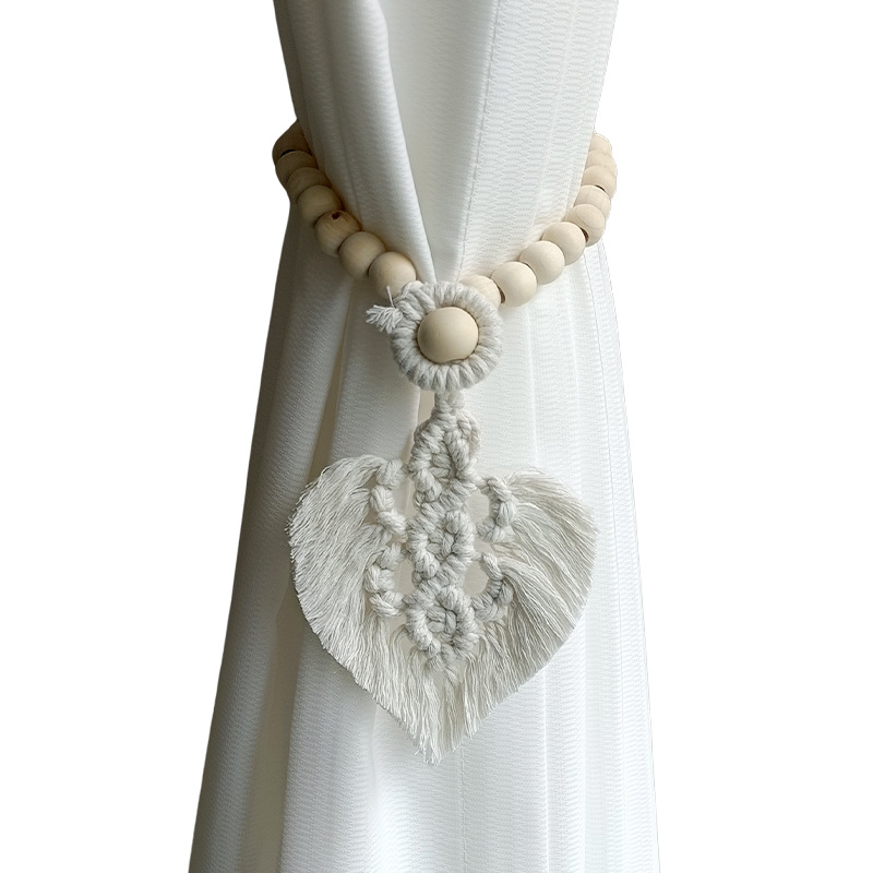 Vezice za zavjese od pamuka, Nordic stil, prilagodljive, marka Yuteng