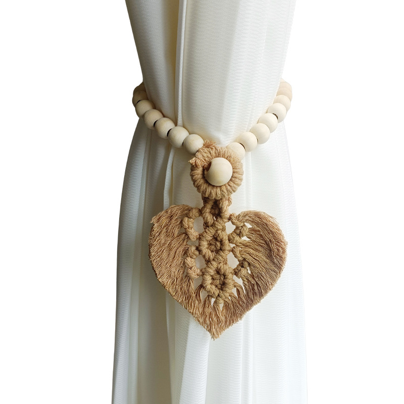 Vezice za zavjese od pamuka, Nordic stil, prilagodljive, marka Yuteng