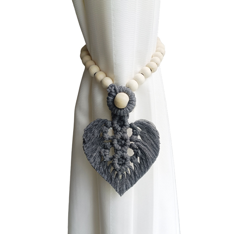 Vezice za zavjese od pamuka, Nordic stil, prilagodljive, marka Yuteng