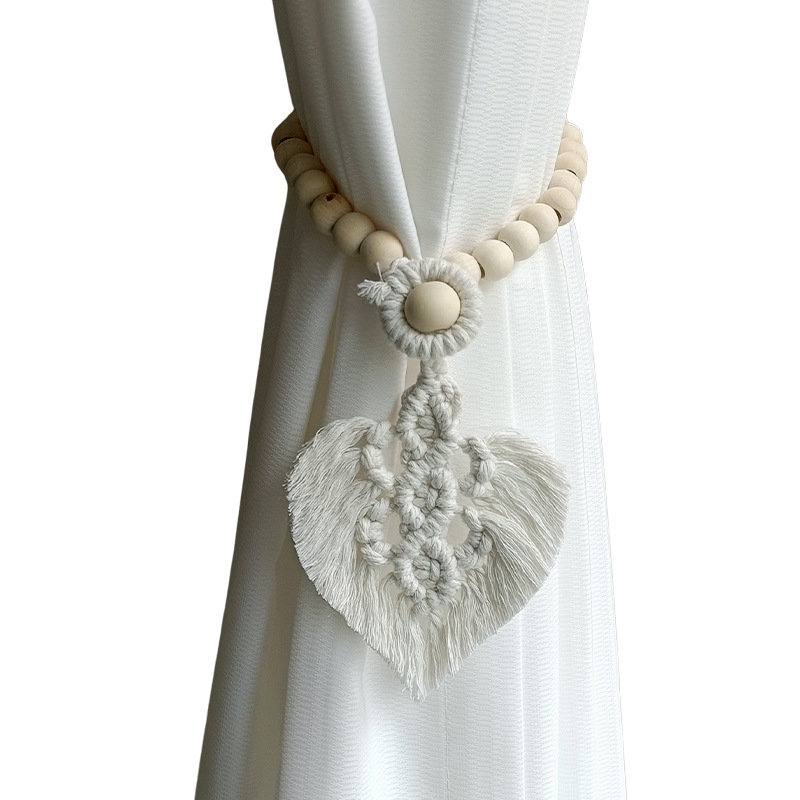 Vezice za zavjese od pamuka, Nordic stil, prilagodljive, marka Yuteng