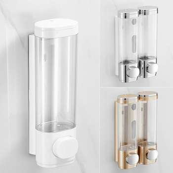 Műanyag falra szerelhető szappanadagoló érintéses szenzorral, fúrás nélküli rögzítés