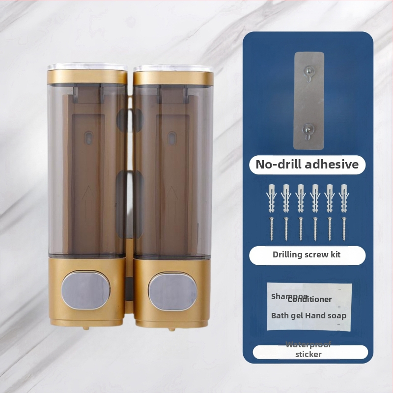 Plastmasas sienas ziepju dozators ar sensoru, uzstādīšana bez urbuma