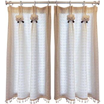 Γαλλική βελούδινη κουρτίνα παραθύρου, διαπερατή από το φως, στυλ Γαλλικό