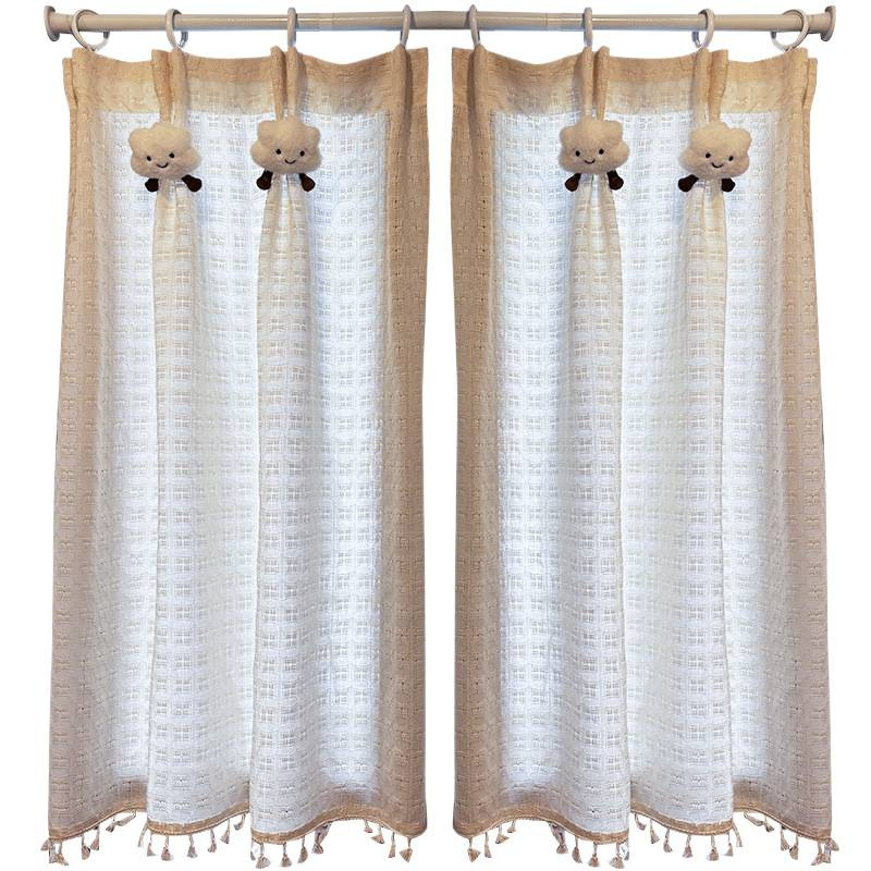 Γαλλική βελούδινη κουρτίνα παραθύρου, διαπερατή από το φως, στυλ Γαλλικό