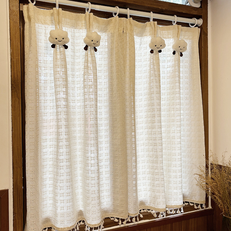 Γαλλική βελούδινη κουρτίνα παραθύρου, διαπερατή από το φως, στυλ Γαλλικό