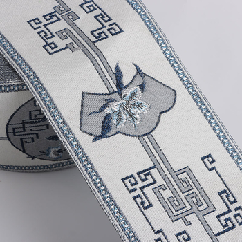 Hongxin Textile Jacquard rub za zavjese, jastuke i kauč – motiv Water Flower, kineski stil, dodatak za kućne tekstile