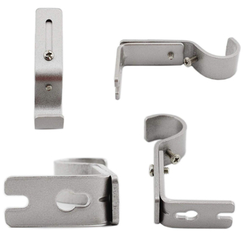 Железен държач за завеси за римска пръчка, стенен монтаж, персонализируем, модерен минималистичен стил