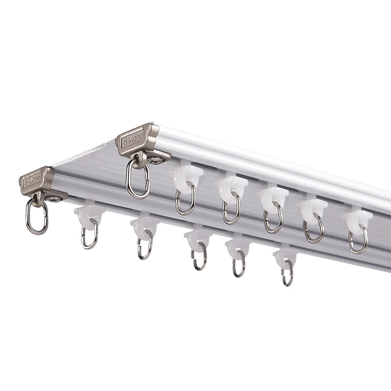 Shenzhou Yuye Ultra-thin Double Straight Rail – šina za zavjese od aluminijske legure, tip: zavjesni sustav.