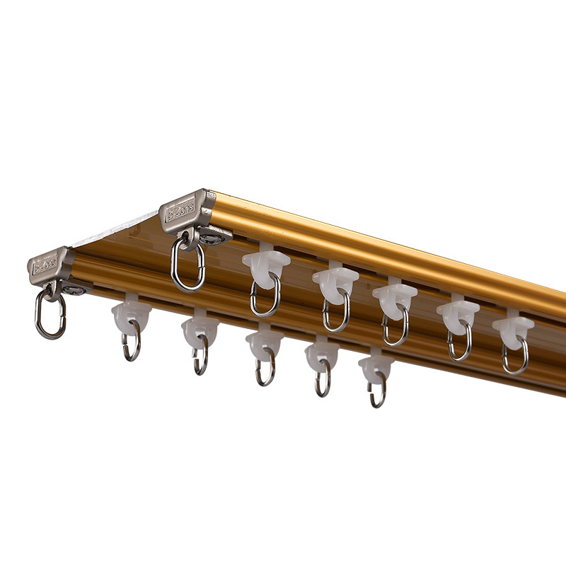 Shenzhou Yuye Ultra-thin Double Straight Rail – šina za zavjese od aluminijske legure, tip: zavjesni sustav.