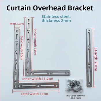 Jiahongda Kardinari Rööpad Balkoni jaoks - Elektriline Tõmbatav Püsinurk, Roostevaba Teras, Kaasaegne Minimalism