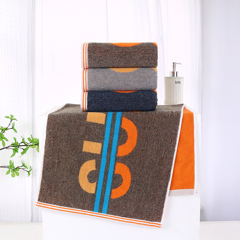 Duga krpa za kupanje AB pređa, 100% pamuk, Jacquard, bojenje pređe, 32S, 140–170 g, mogućnost prilagodbe