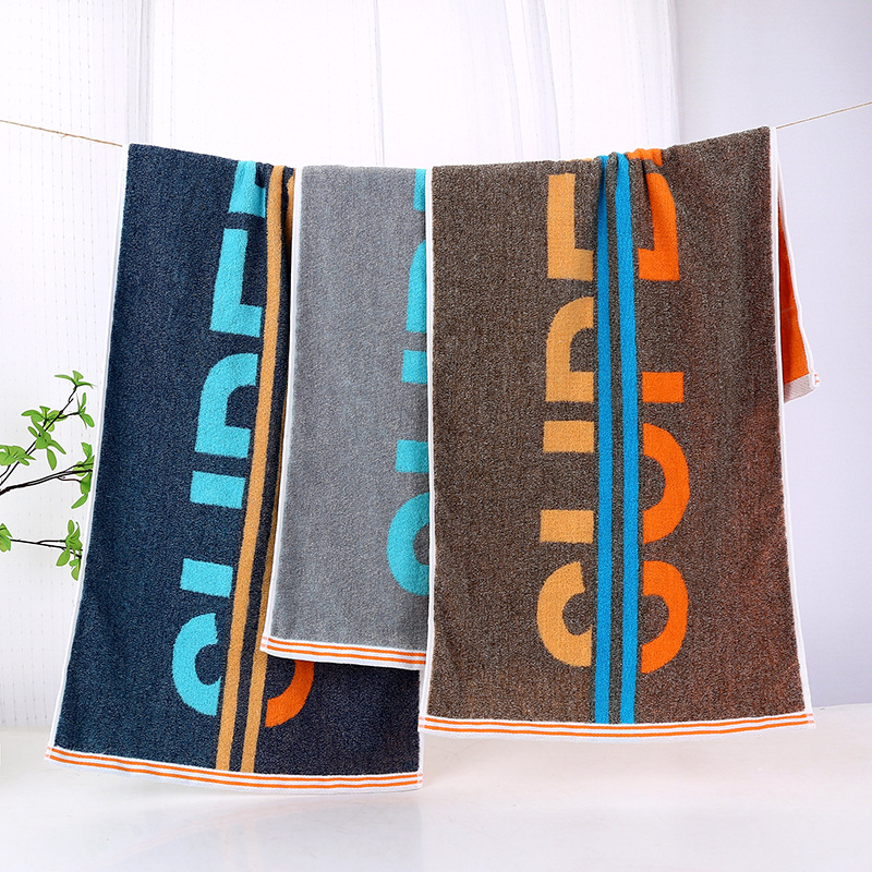 Duga krpa za kupanje AB pređa, 100% pamuk, Jacquard, bojenje pređe, 32S, 140–170 g, mogućnost prilagodbe