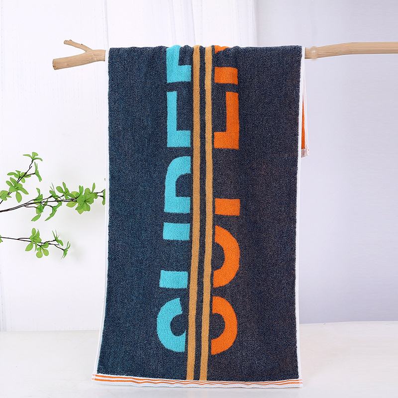 Duga krpa za kupanje AB pređa, 100% pamuk, Jacquard, bojenje pređe, 32S, 140–170 g, mogućnost prilagodbe