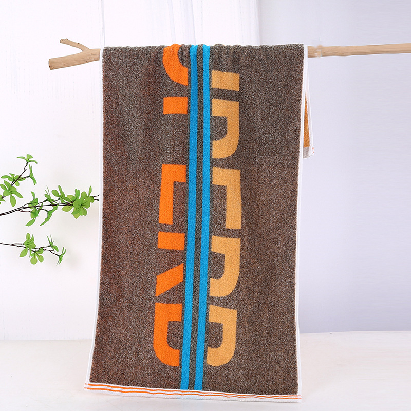 Duga krpa za kupanje AB pređa, 100% pamuk, Jacquard, bojenje pređe, 32S, 140–170 g, mogućnost prilagodbe