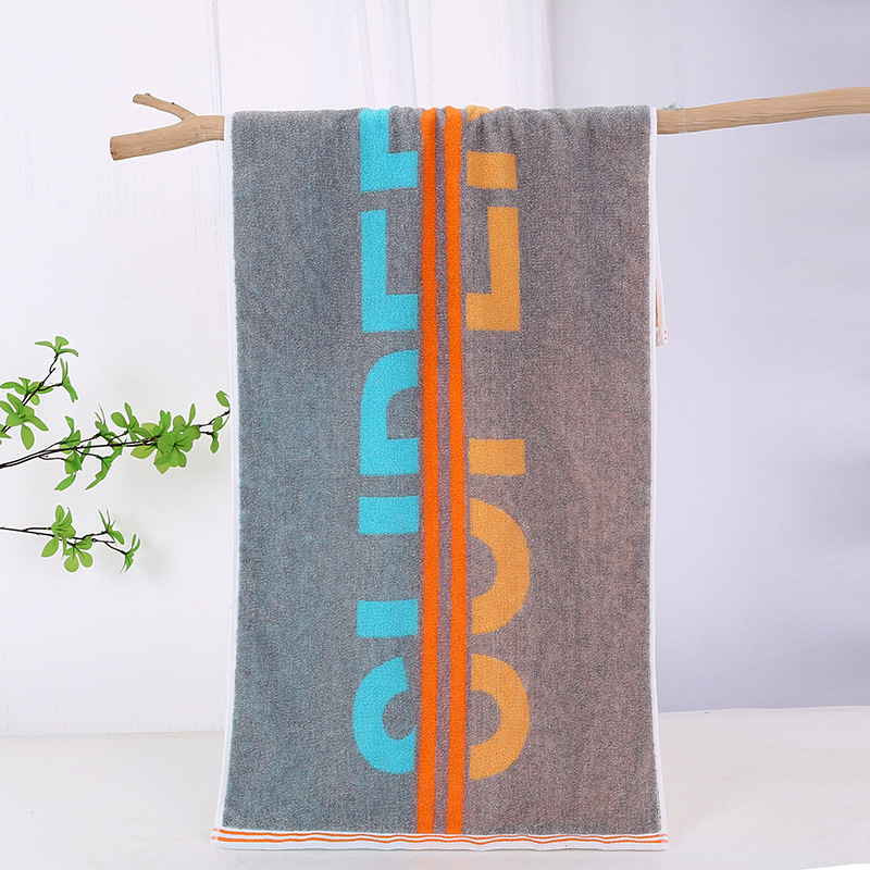 Duga krpa za kupanje AB pređa, 100% pamuk, Jacquard, bojenje pređe, 32S, 140–170 g, mogućnost prilagodbe