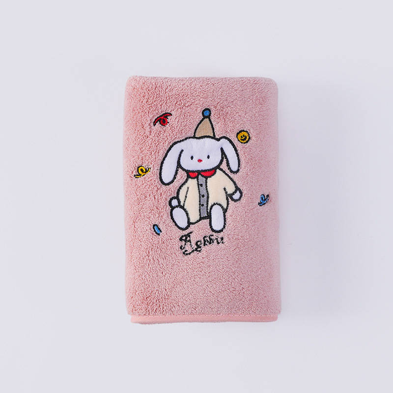 Fürdőlepedő korall plüss anyagból, hímzett karikatúra mintával, Set Sail; 150d; 300–400 g; vágott velúr