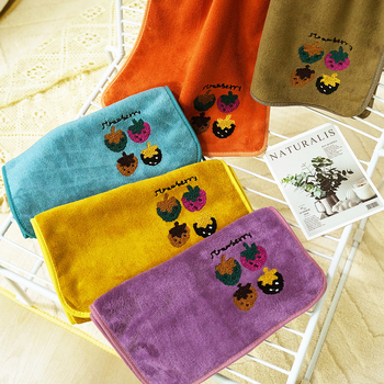 Jacquard ručnik od koralnog flisa za kućnu dekoraciju, 32 niti, 80–100 g