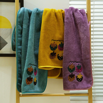 Jacquard ručnik od koralnog flisa za kućnu dekoraciju, 32 niti, 80–100 g