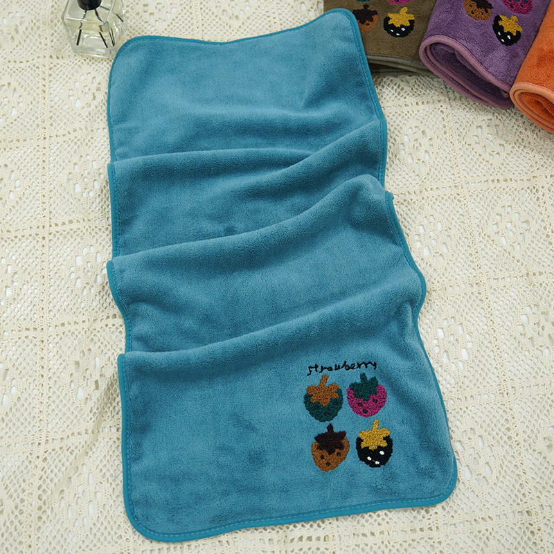 Jacquard ručnik od koralnog flisa za kućnu dekoraciju, 32 niti, 80–100 g