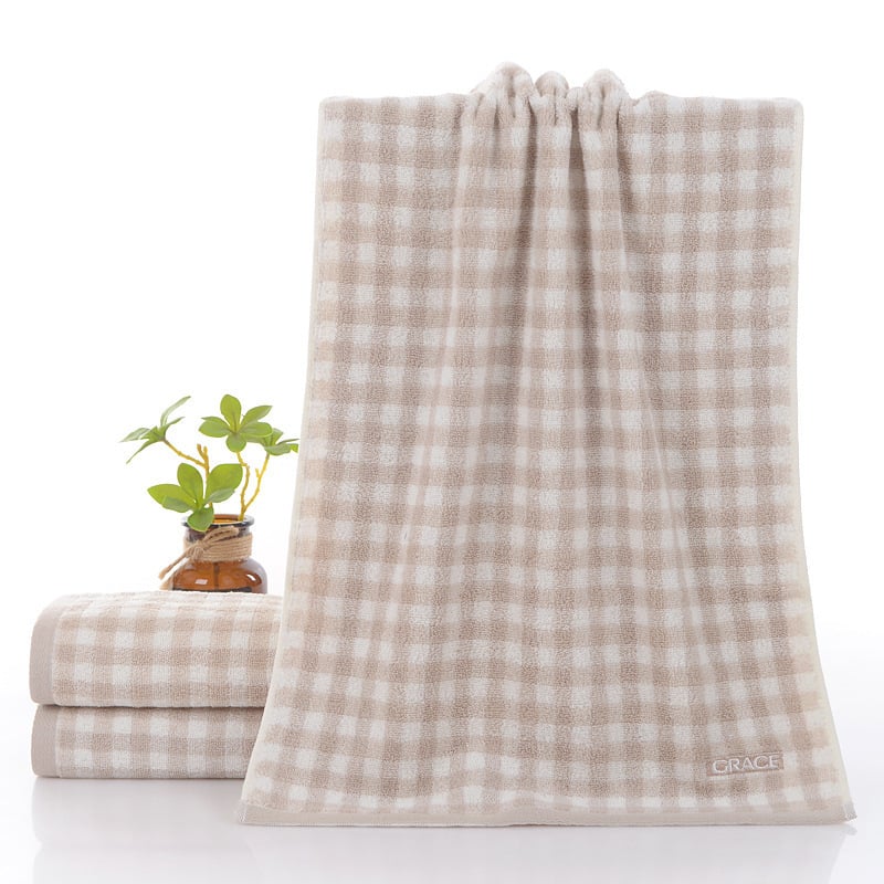 Grace 100% pamut arc törölköző, 32S fonal, sima szövés, 100–120 g