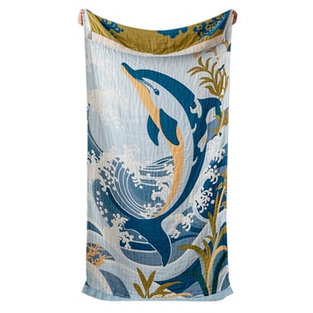 Jin tianli kupaoni i plažna ručnik od gaze, 100% pamuk, 32 niti, jacquard tkanina, težina 300–400 g