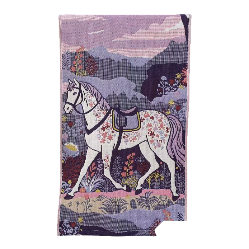 Vannas dvielis no četrslāņu marles, 100% kokvilna, Jacquard, 310 g