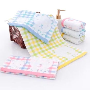 Gazasti dječji ručnik – čista pamuka, jacquard 32 niti, mekan i upijajući, ispod 50 g, Yutong