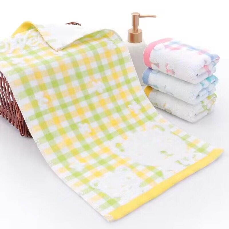 Gazasti dječji ručnik – čista pamuka, jacquard 32 niti, mekan i upijajući, ispod 50 g, Yutong