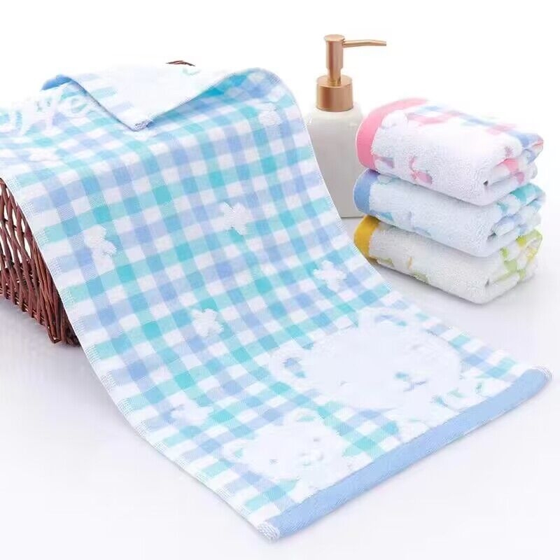 Gazasti dječji ručnik – čista pamuka, jacquard 32 niti, mekan i upijajući, ispod 50 g, Yutong
