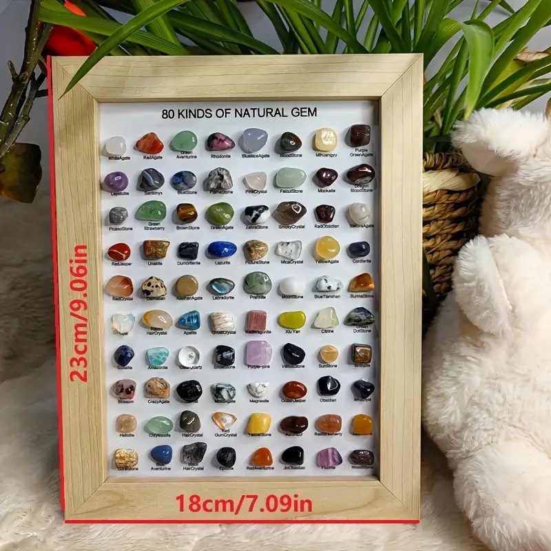 80 vrsta okvira za uzorke prirodnih kristala