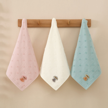 Ručnik za lice od pamuka, 32-pletna pređa, 100–120 g, šivanje rubnog dijela