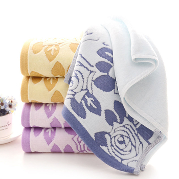 Ručnik za lice, jacquard tkanina s izrezanim dlačicama, 90% pamuka, prilagodljiv, GSM 120–140