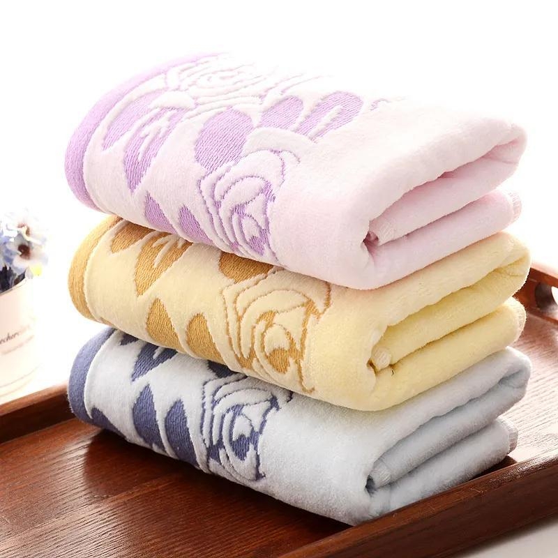 Ručnik za lice, jacquard tkanina s izrezanim dlačicama, 90% pamuka, prilagodljiv, GSM 120–140